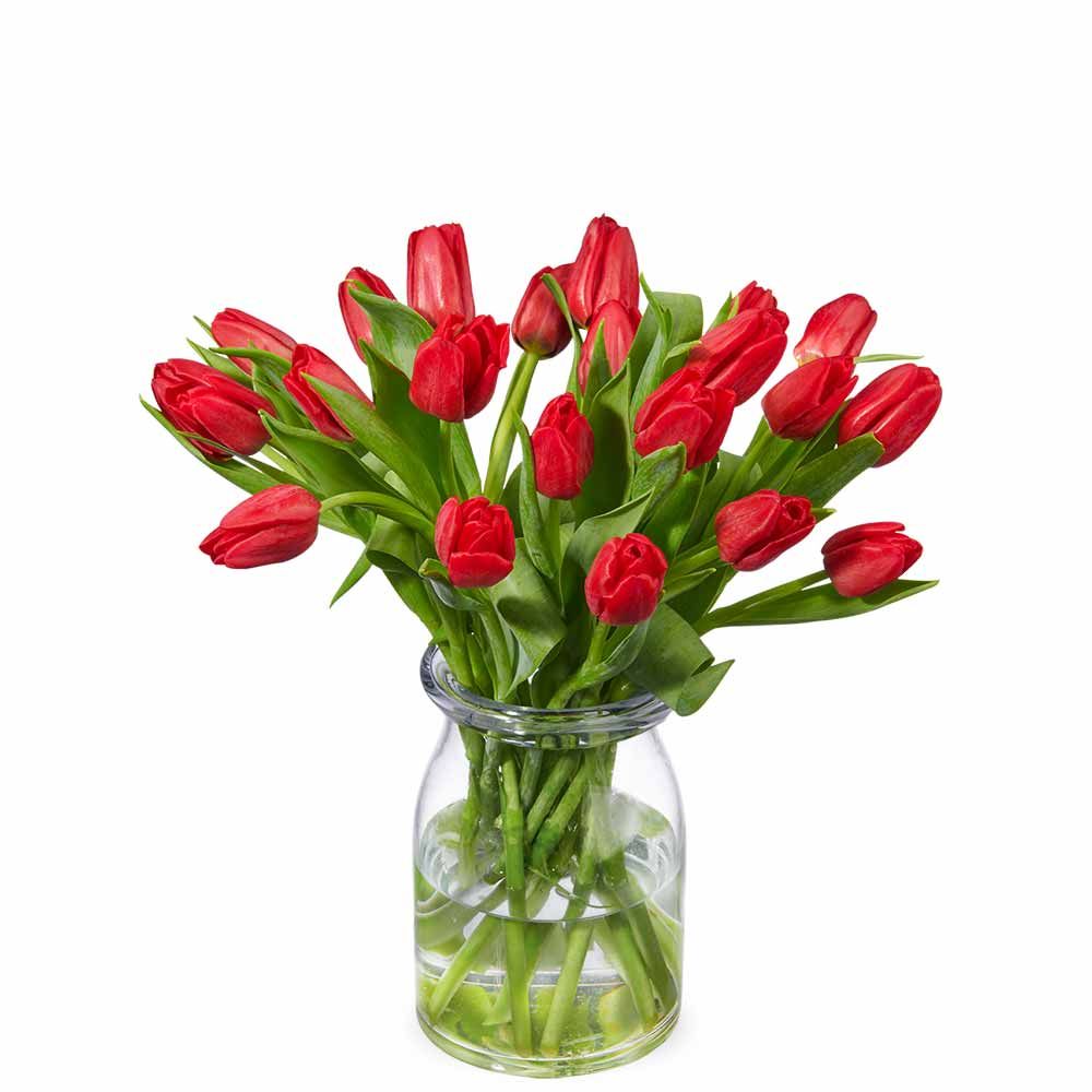 Roter Tulpenstrauß