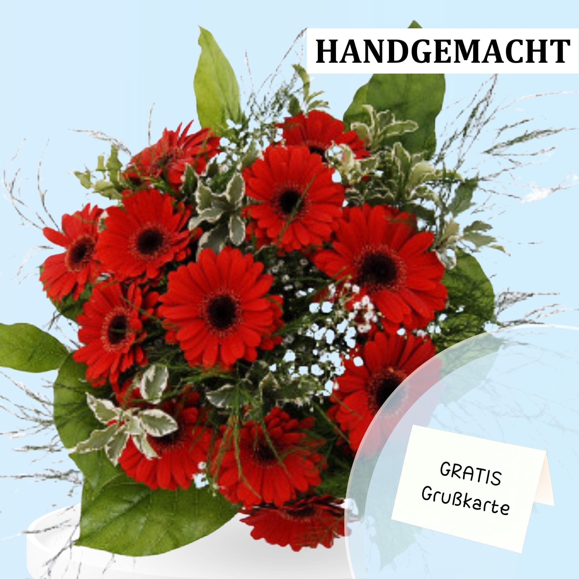 Gerberastrauß in rot Gerberastrauß in rot