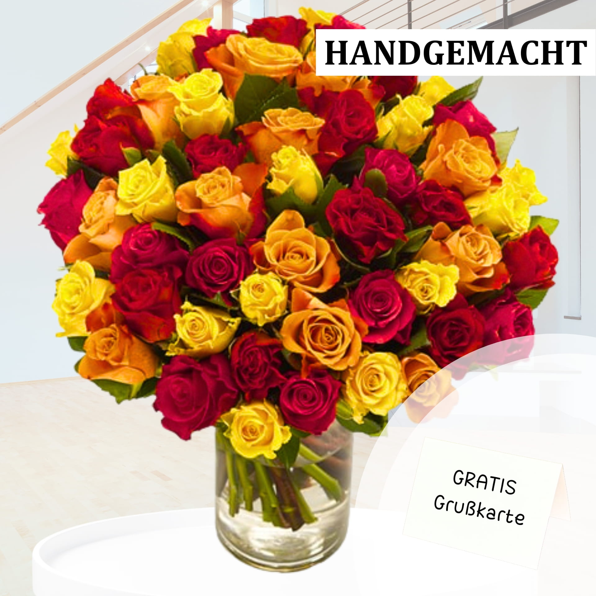 Bunter Strauß aus Rosen Bunter Strauß aus Rosen