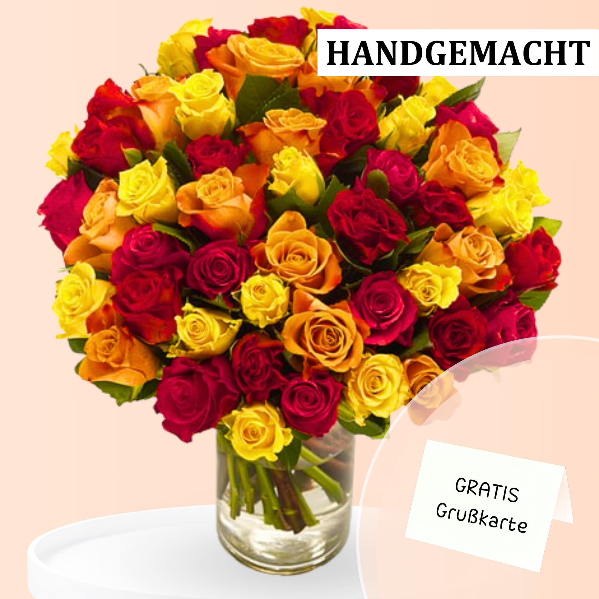 Bunter Strauß aus Rosen Bunter Strauß aus Rosen