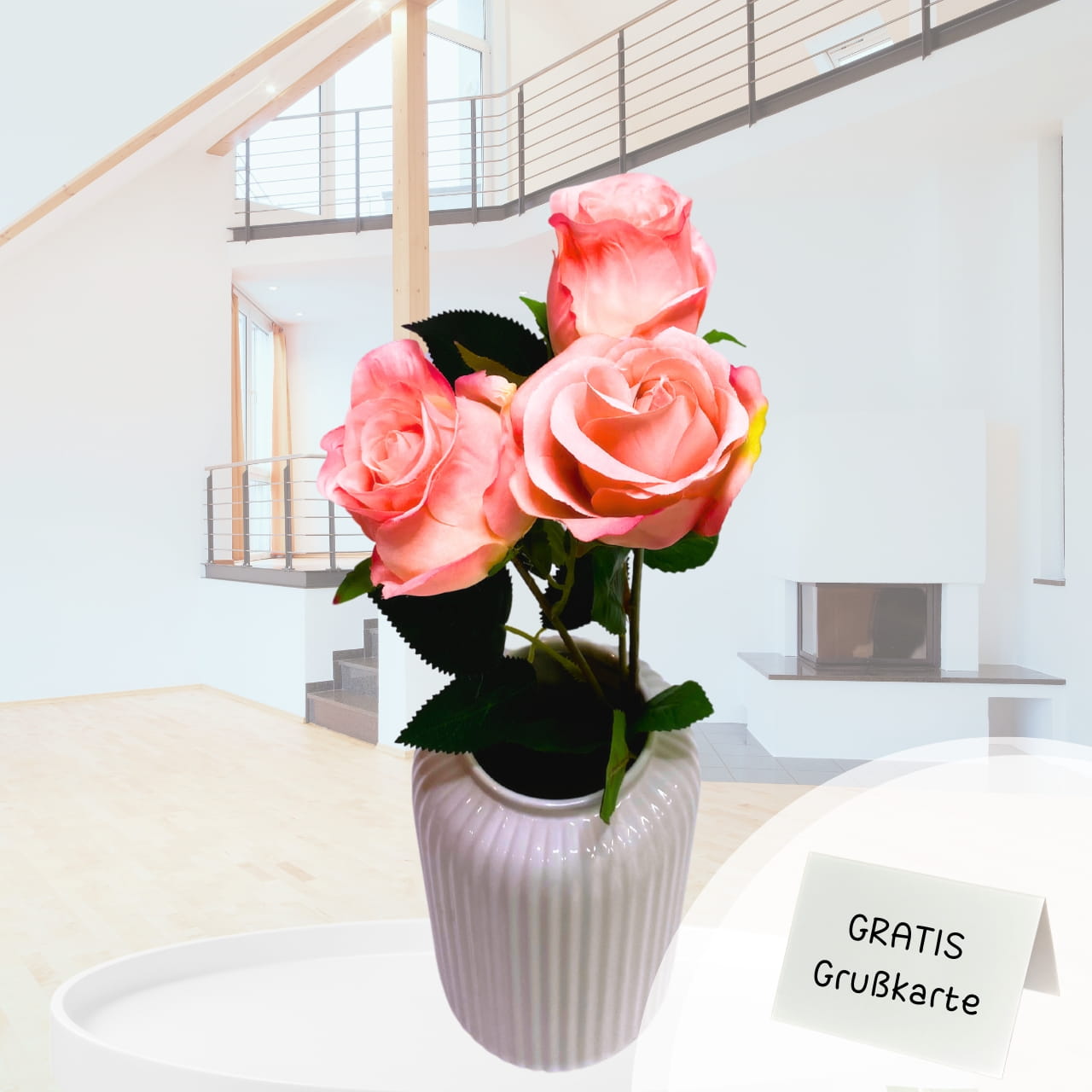 Drei Pinke Rosen - Ein Hauch von Zuneigung Drei Pinke Rosen - Ein Hauch von Zuneigung