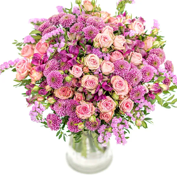 Bouquet of purple flowers Bouquet of purple flowers