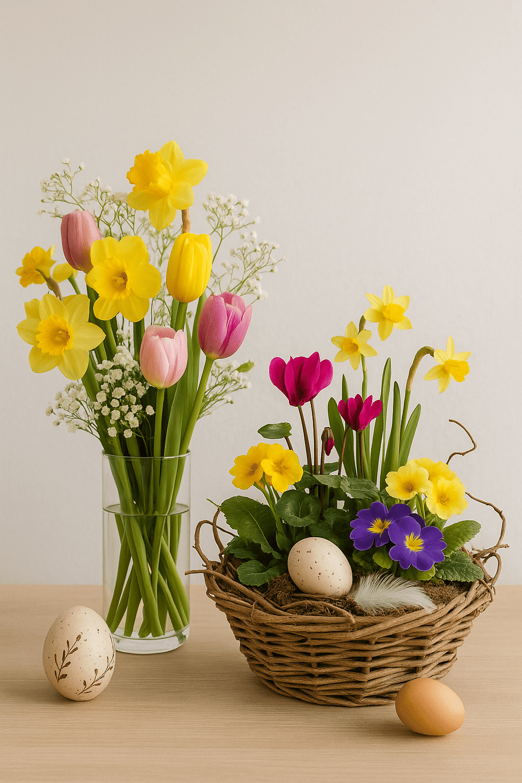 Blumen zu Ostern: Blumenstrauß oder Gesteck?