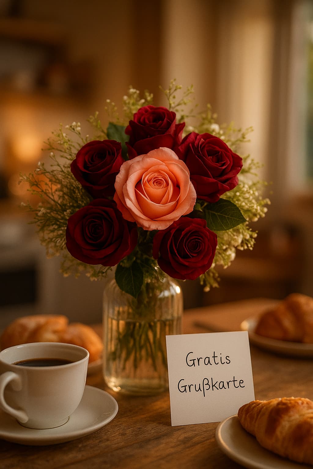 Blumenstrauß Romantischer Akzent