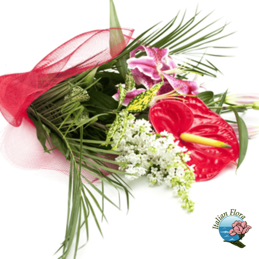 Bunch with Anthurium Flower