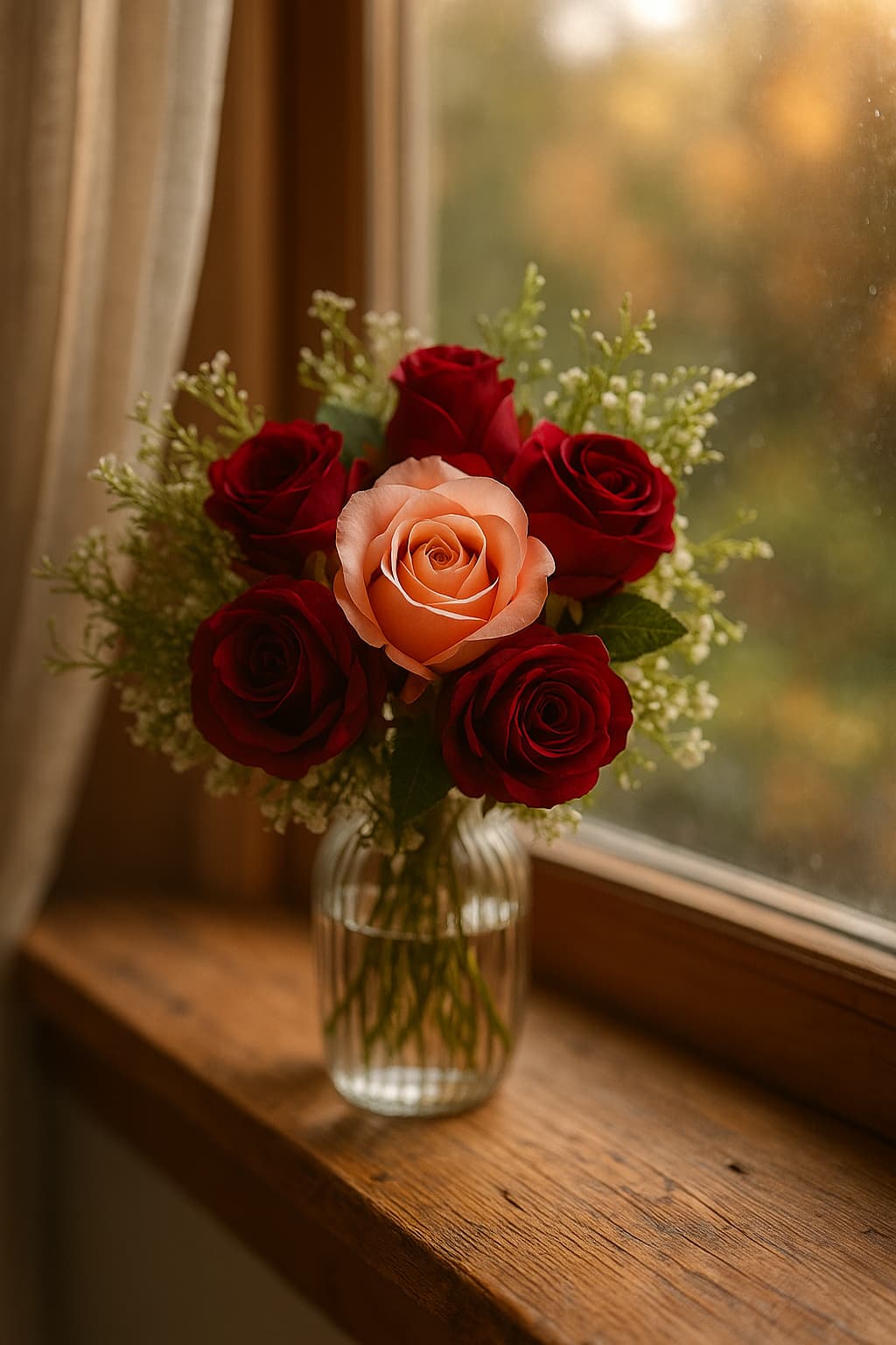 Romantic accent bouquet