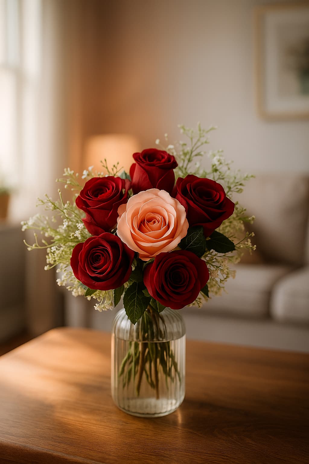Romantic accent bouquet