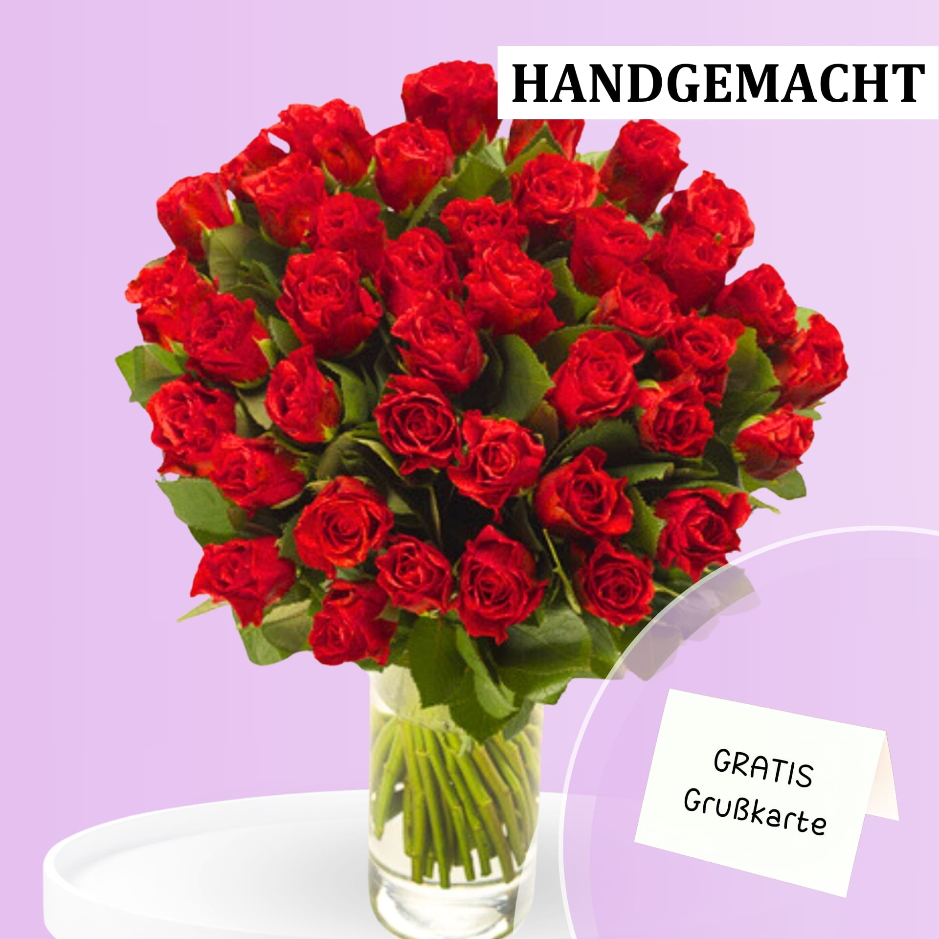 Rote Eleganz – Langstielige Premium-Rosen Rote Eleganz – Langstielige Premium-Rosen