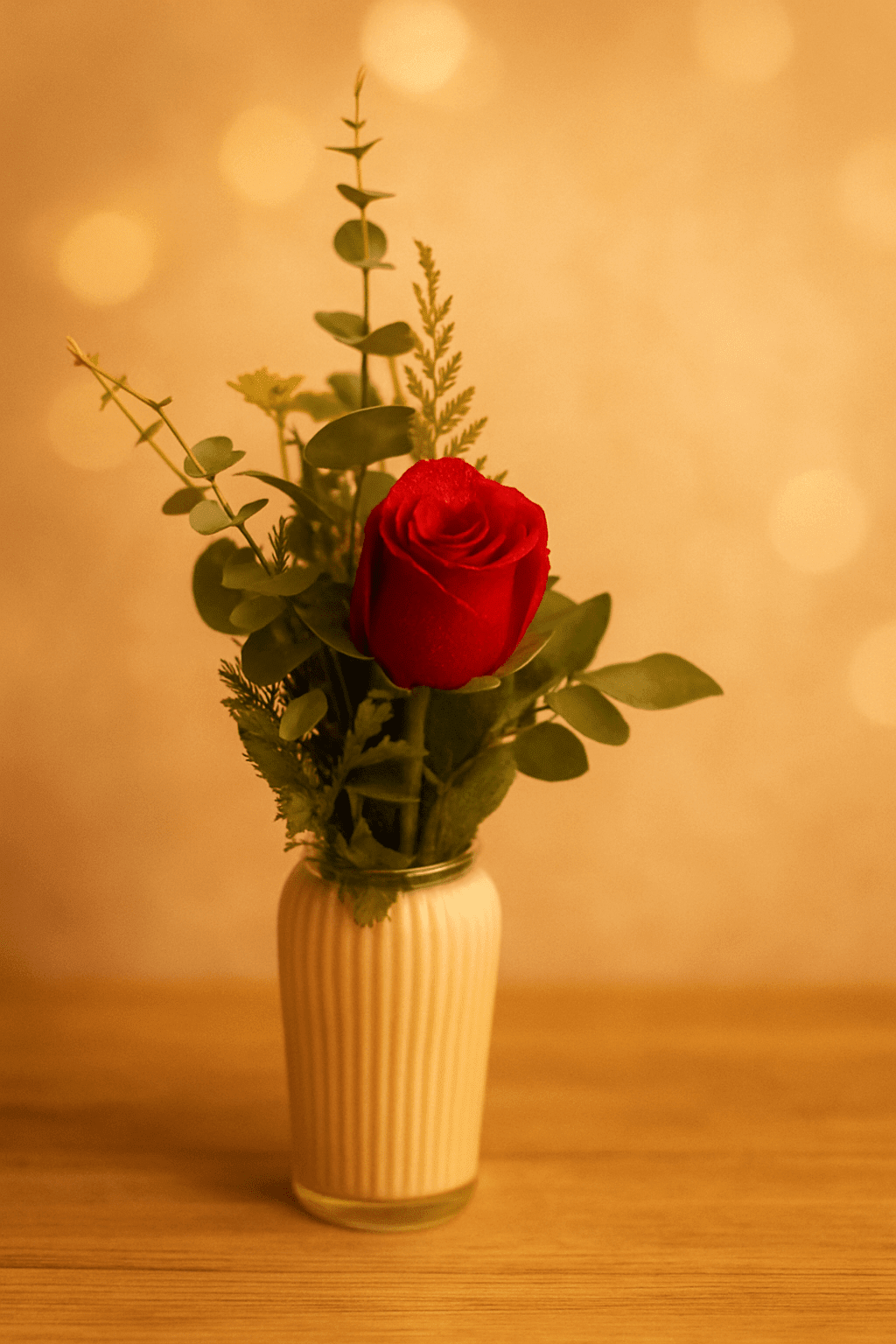 Einzelne Rote Rose - Ein Symbol der Liebe Einzelne Rote Rose - Ein Symbol der Liebe