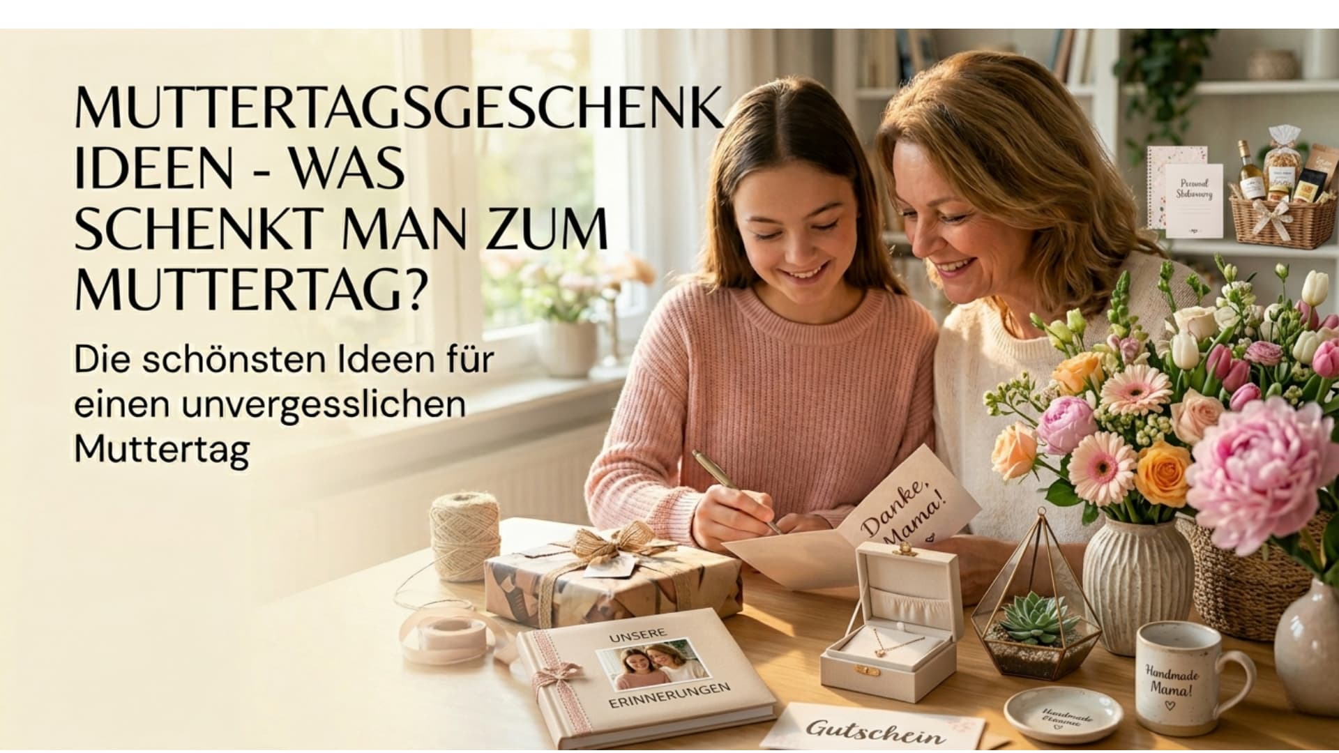 Muttertagsgeschenk Ideen – Was schenkt man zum Muttertag?