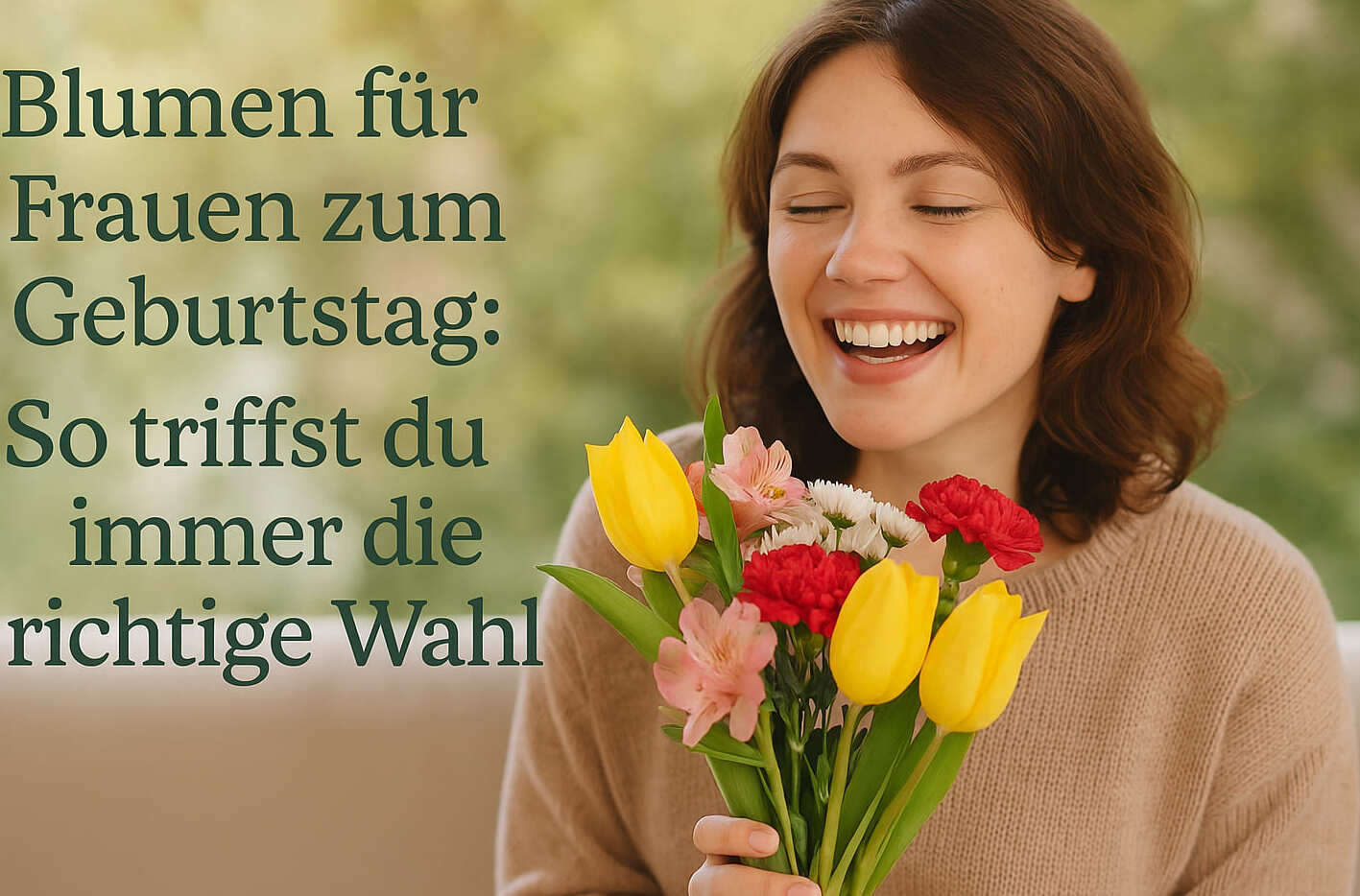 Blumen für Frauen zum Geburtstag: So triffst du immer die richtige Wahl