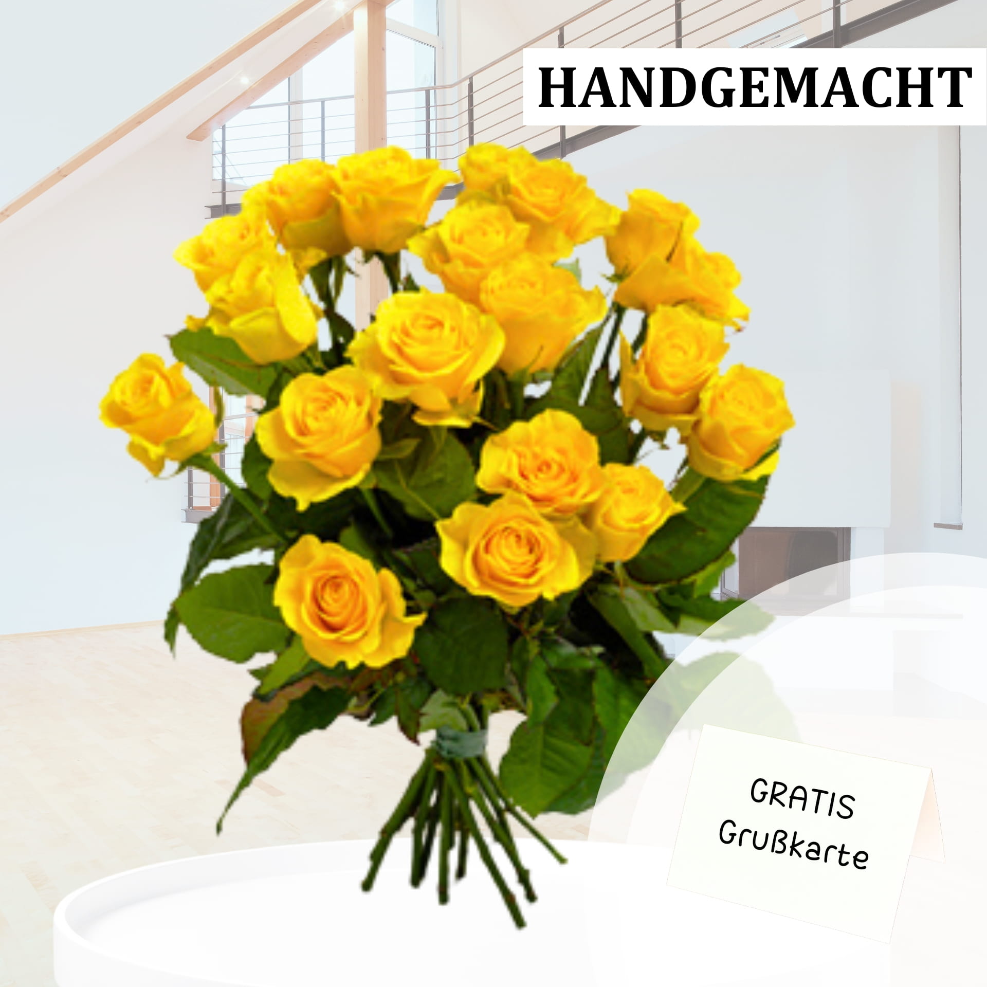 Strauß aus gelben Rosen Strauß aus gelben Rosen