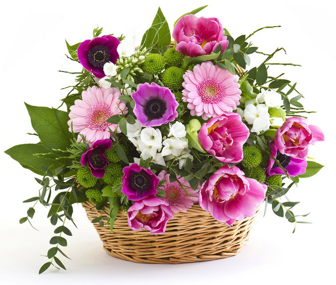 Gemischtes Korbgesteck - Blumenversand Italien