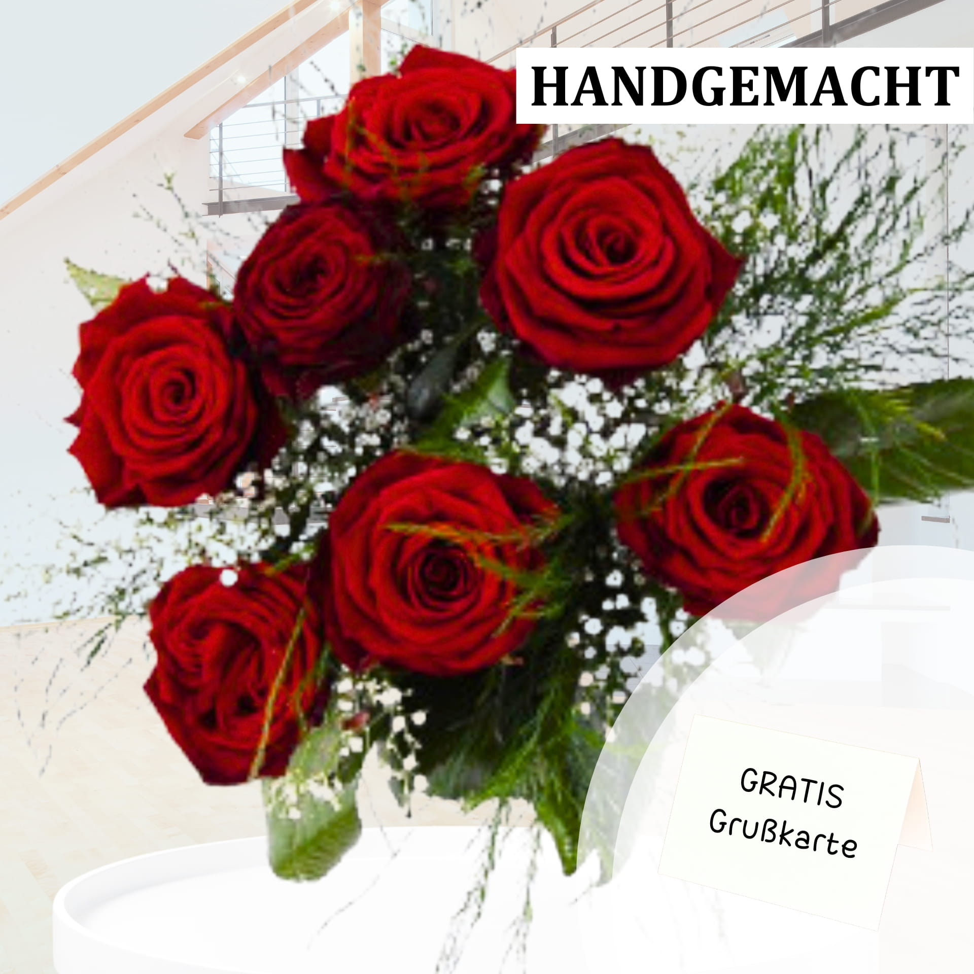 Rosenstrauß in rot Rosenstrauß in rot