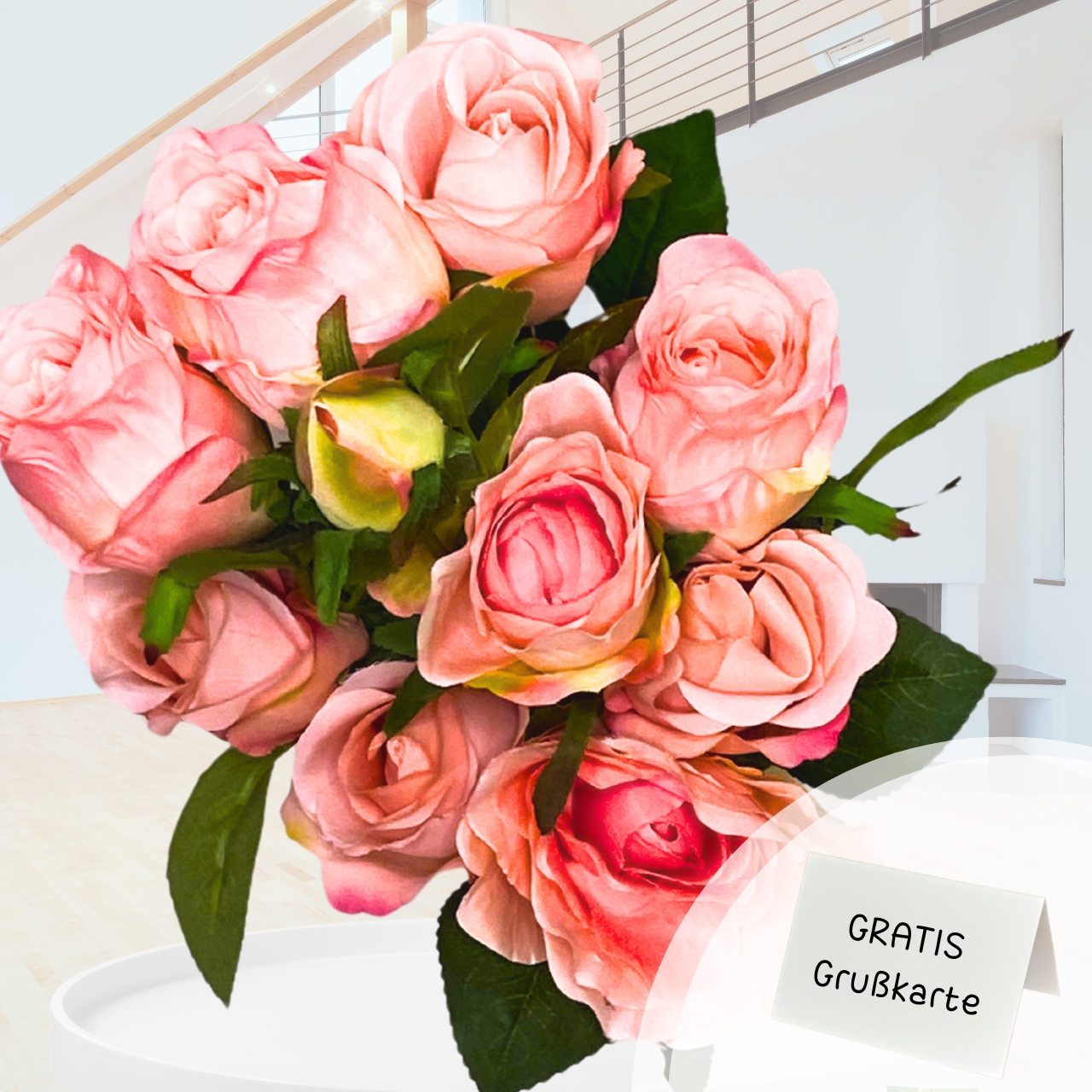 Pink rose bouquet: the perfect token of love Pink rose bouquet: the perfect token of love