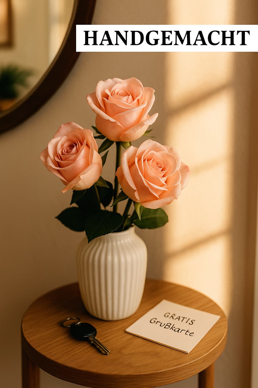 Drei Pinke Rosen - Ein Hauch von Zuneigung Drei Pinke Rosen - Ein Hauch von Zuneigung