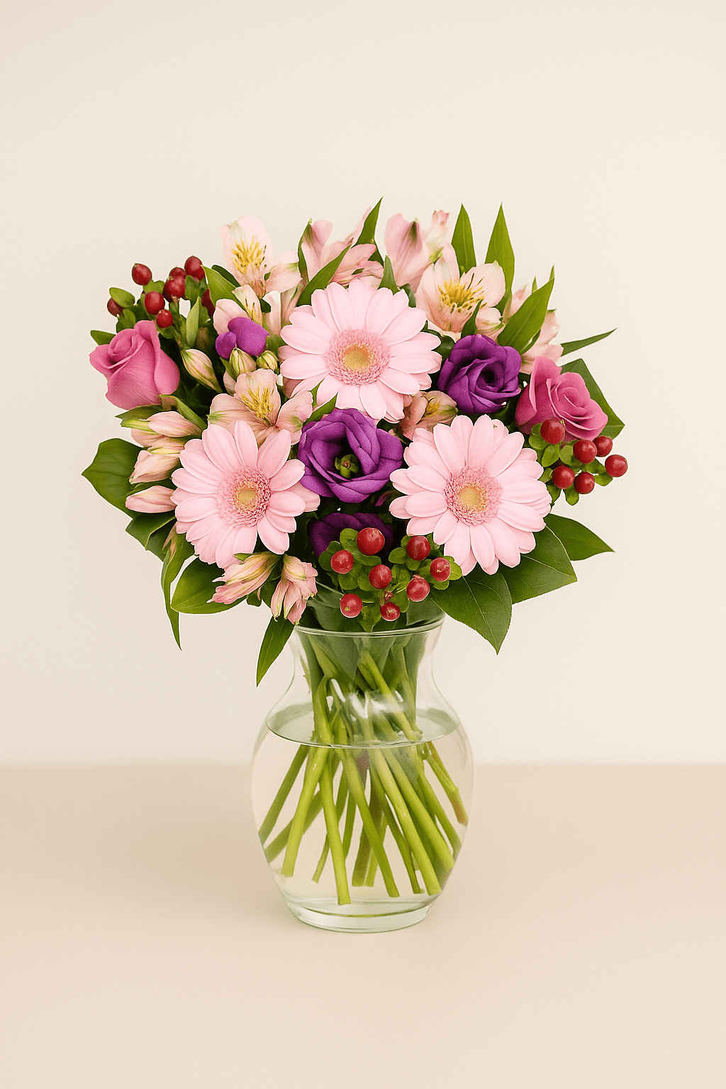 Blumenstrauß Rosa Grüße