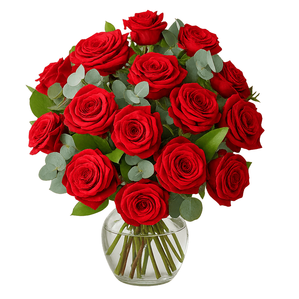 Liebesflüstern: Rosenbouquet zum Verlieben
