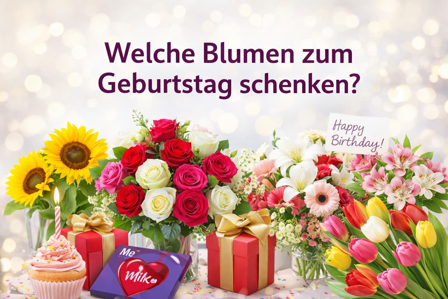 Welche Blumen zum Geburtstag schenken? Welche Blumen zum Geburtstag schenken?