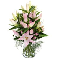 Deluxe Lily Bouquet pink
