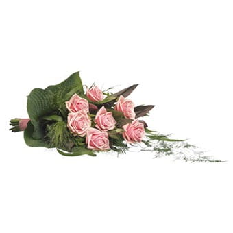 Send a funeral bouquet in pink